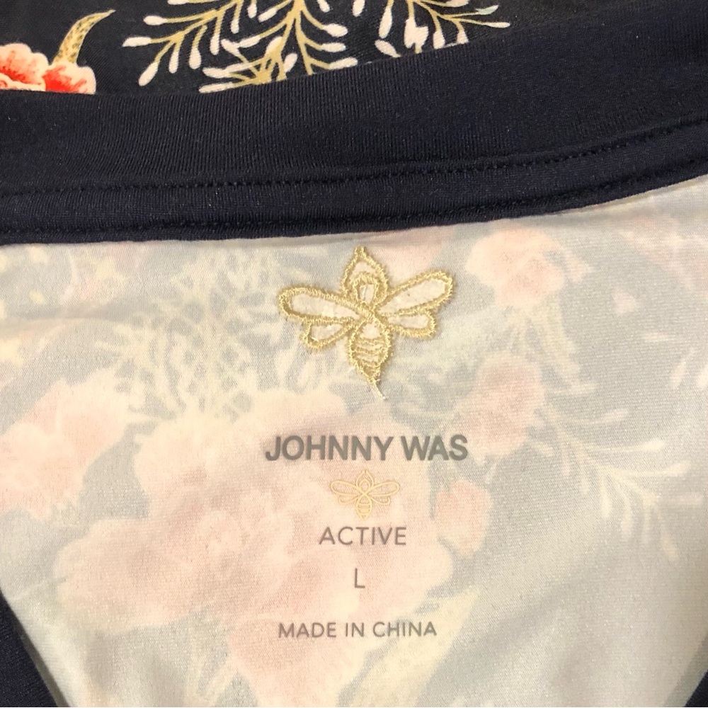 Johnny Was Active Aztec Flower Ruched Muscle Tank - Picture 11 of 12